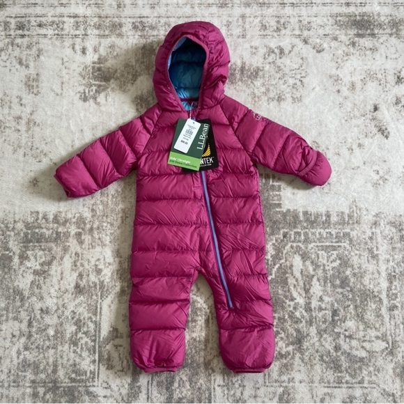 L.L. Bean Other - LL Bean Jacket Girls 0-3 M Down 650 Ultralight DownTEK Snow Suit Coat